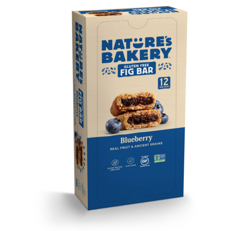 NATURES BAKERY Gluten Free Blueberry Fig Bar, PK84 1502020090